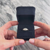 Antique Art Deco 19k White Gold Old European Cut Diamond Elegant Intricate Filigree Ring - Video showing the piece