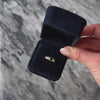 Vintage 14k Yellow Gold Blue Synthetic Sapphire Diamond Chic Ring - Video showing the piece