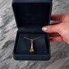 Vintage 18k Yellow Gold Eiffel Tower Charm / Pendant - Video showing the piece