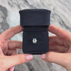 Vintage 14k Yellow Gold 2.35ct Blue Topaz Diamond Glamorous Sparkle Ring 5.00