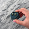 Vintage 18k Yellow Gold 1.72cttw Emerald Diamond Fabulous Vibrant Bezel-Set Duo Stud Earrings - Video showing the piece