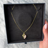 Vintage Mikimoto 18k Yellow Gold Pearl Lustrous Cluster Swirl Necklace - Video showing the piece