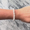 Vintage 14k Yellow Gold Pearl Classic Luminous Strand Bracelet - Video showing the piece