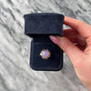 Vintage 14k Yellow Gold 2.75ct Lavender Jade Amethyst Purple Twirl Ring - Video showing the piece