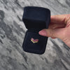 Vintage 14k Yellow Gold 1.4cttw Ruby Diamond Chevron Ring  - Video showing the piece