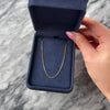 Vintage 18k Yellow Gold 1.2mm Quintessential Cable Chain - Video showing the piece