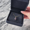Vintage 14k Yellow Gold 1.7ct Amethyst Pear Sleek Bezel Pendant  - Video showing the piece