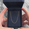 Vintage 14k Yellow Gold Stackable Adjustable Cable 1.4mm Chain - Video showing the piece