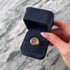 Antique 14k Yellow Gold 4.03ct Moss Agate Incredible Carved Heraldic Crest Ring - Video showing the piece