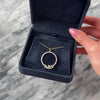 Vintage 14k Yellow Gold .78cttw Diamond Glittering Open Accented Wreath Pendant - Video showing the piece