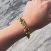 Vintage Italian Heavy 14k Yellow Gold Fabulous Chunky Twisted Link Bracelet  - Video showing the piece