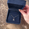 Antique Platinum & 14k Yellow Gold & 14k White Gold Synthetic Ruby Natural Old Mine Cut Diamond Dainty Geometric Dangle Charm / Pendant - Video showing the piece