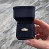 Vintage 14k Yellow Gold 1.27cttw Diamond Graduating Marquise Split-Shank Ring - Video showing the piece