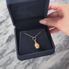 Vintage 18k Yellow Gold Chianti Wine Flask Charm / Pendant - Video showing the piece