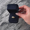 Antique 14k Yellow Gold .25ct Old Mine Diamond Engraved Shoulders Ring - Video showing the piece