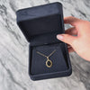 Vintage 14k Yellow Gold Onyx Cable Twist Border Pendant - Video showing the piece
