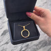 Vintage Large 14k Yellow Gold Ruby Diamond Pretty Circle Statement Pendant - Video showing the piece
