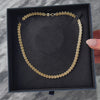 Vintage 14k Yellow Gold Double Serpentine Chain Link Statement Necklace - Video showing the piece