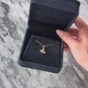 Antique 14k Yellow Gold Old Mine Diamond Pearl Ribbon Clover Charm / Pendant - Video showing the piece