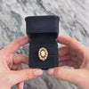 Vintage 14k Yellow Gold 1.27ct Opal .94cttw Diamond Stunning Glittering Scalloped Open Halo Cocktail Ring - Video showing the piece