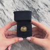 Vintage Italian 18k Yellow Gold Oversized Whimsical Swirling Dome Ring - Video showing the piece