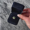 Antique 14k Yellow Gold 1.38cttw Old Mine Diamond Emerald Dazzling Halo Ring - Video showing the piece