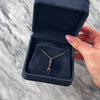 Antique Lightweight 10k Yellow Gold Synthetic Ruby Geometric Vibrant Solitaire Charm / Pendant - Video showing the piece