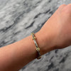Vintage 14k White & Yellow Gold .78cttw Diamond Elegant Knot Station Channel Link Bracelet - Video showing the piece