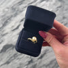 Vintage Kurt Wayne Heavy 18k Yellow Gold Pearl .388cttw Diamond Aphrodite Ring - Video showing the piece