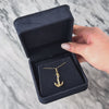 Vintage Large 14k Yellow Gold Figural Anchor Charm / Pendant - Video showing the piece
