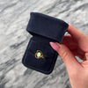 Vintage 14k Yellow Gold Opal Gleaming Enveloped Cabochon Ring - Video showing the piece