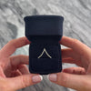Estate Gabriel And Co. 14k White Gold [Custom Carat] Sleek Sharp Chevron Ring - Video showing the piece