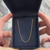 Vintage 14k Yellow Gold Sleek Cable Link 1mm (At Chain) Chain - Video showing the piece