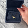 Vintage 14k Yellow Gold Playful Dachshund Dog Pendant - Video showing the piece