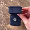 Antique Art Deco 14k White Gold 1.83ct Aquamarine Fabulous Milgrain Detail Solitaire Ring - Video showing the piece
