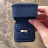Vintage 14k Yellow Gold & 18k White Gold Geometric Abstract Floral Checker Band Ring - Video showing the piece