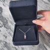 Antique 14k White Gold Natural Old Mine Diamond Synthetic Sapphire & Ruby Charm - Video showing the piece