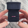 Estate Platinum [Custom Carat] Flashing Milgrain Channel Band Ring - Video showing the piece