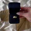 Vintage 18k Yellow Gold .86cttw Emerald .63cttw Diamond Statement Ring - Video showing the piece