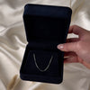 Vintage 14k White Gold Box Chain / Necklace - Video showing the piece