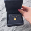 Vintage Small 14k Yellow Gold Saint Michael Medallion Charm / Pendant - Video showing the piece