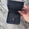 Vintage 14k Yellow Gold 1.6ct Amethyst Sleek Oval Pendant - Video showing the piece