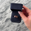 Vintage 10k Yellow Gold 3.17cttw Garnet Crimson Channel Shoulder Ring - Video showing the piece