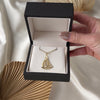 Vintage 14k Yellow Gold Filigree Sailboat Pendant / Charm - Video showing the piece