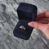Vintage 14k Yellow Gold Ruby .222cttw Diamond Dazzling Cocktail Ring - Video showing the piece