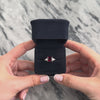 Vintage 14k White Gold 2.78ct Berry Tourmaline Diamond Sparkling Cushion Ring 6.75