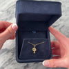 Vintage 14k Yellow Gold Articulated Ship's Wheel Charm / Pendant - Video showing the piece