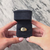 Antique Heavy 14k Yellow Gold Flourishing Shield Signet Ring - Video showing the piece
