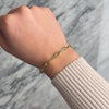 Estate Italian Lightweight 14k Yellow Gold Paperclip Link Bracelet - Video showing the piece