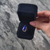 Vintage 14k Yellow Gold 6.5ct Lapis Lazuli Dramatic Teardrop Statement Ring - Video showing the piece